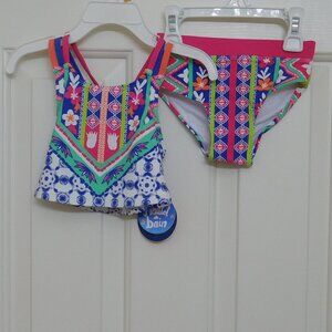 NWT 2pc Hatley Kaleidescope Tankini Swimsuit sz 3 3t